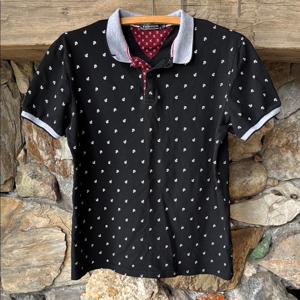 Vintage Nautical Polo Shirt Boys XL